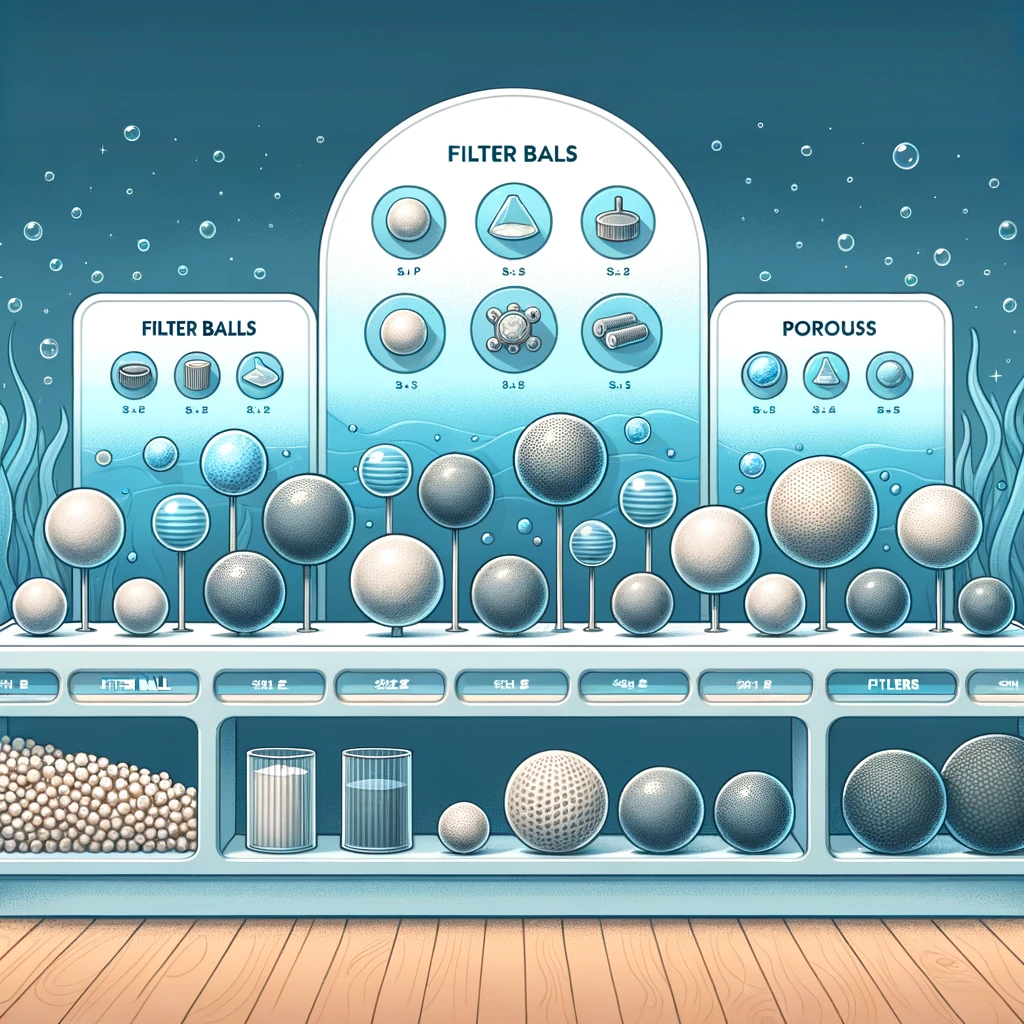 Types and Sizes of Filter Balls for Pool Filters