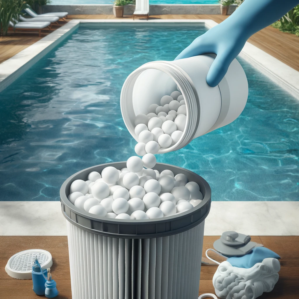 How Pool Filter Balls Work with Chemical Treatments