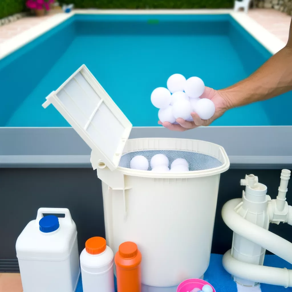 Differences in Using Filter Balls for Small and Large Pools