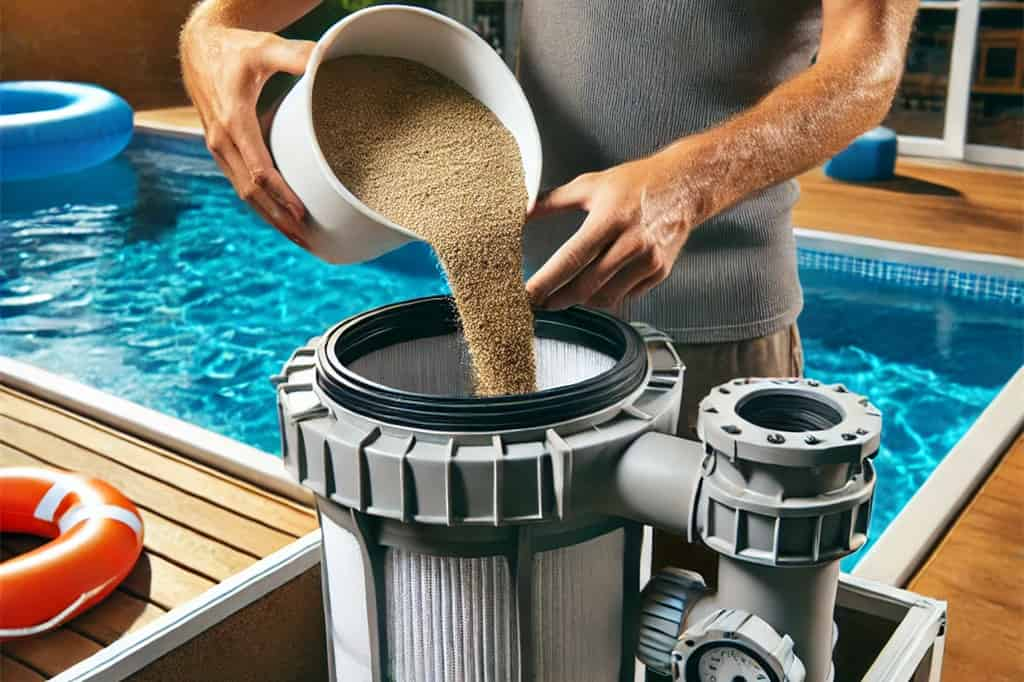 pool filter sand